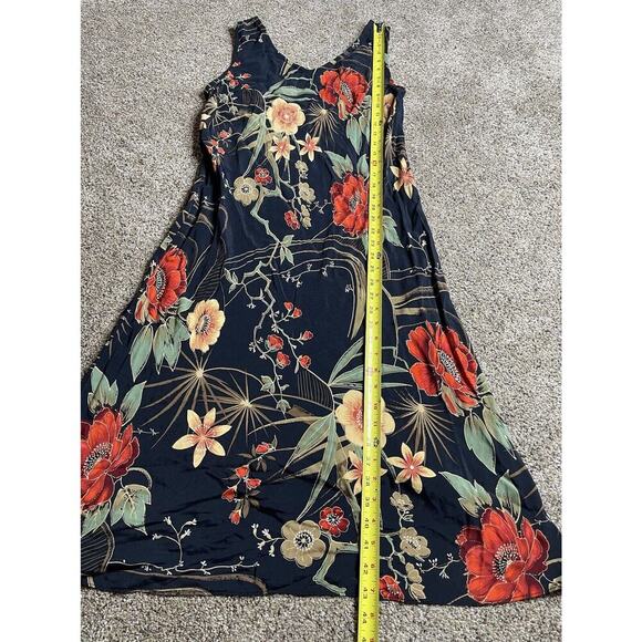 Vintage 90s Dressing Clio Floral Print Maxi Dress Cottagecore USA Medium - Picture 5 of 6